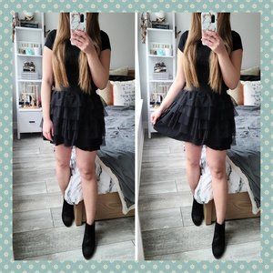 NWOT Black Tulle Skirt